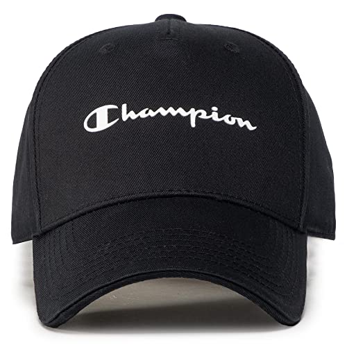 Champion Baseballkappe Unisex-Erwachsene, Schwarz (KK001), One Size