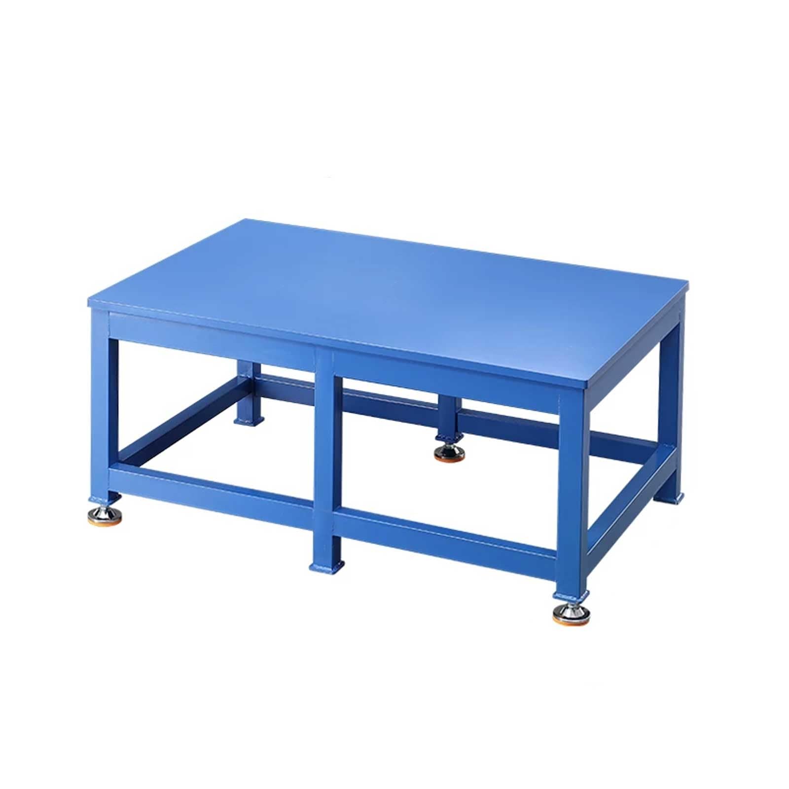 Industrial Workbench, Heavy-Duty All-Steel Construction with 2 Lockable Drawers & Open Storage, for Garage Workshop(S)