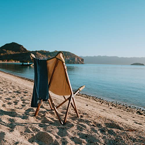 Image of PackTowl Luxe Lightweight Microfiber Camping and Travel Towel, Midnight, Beach