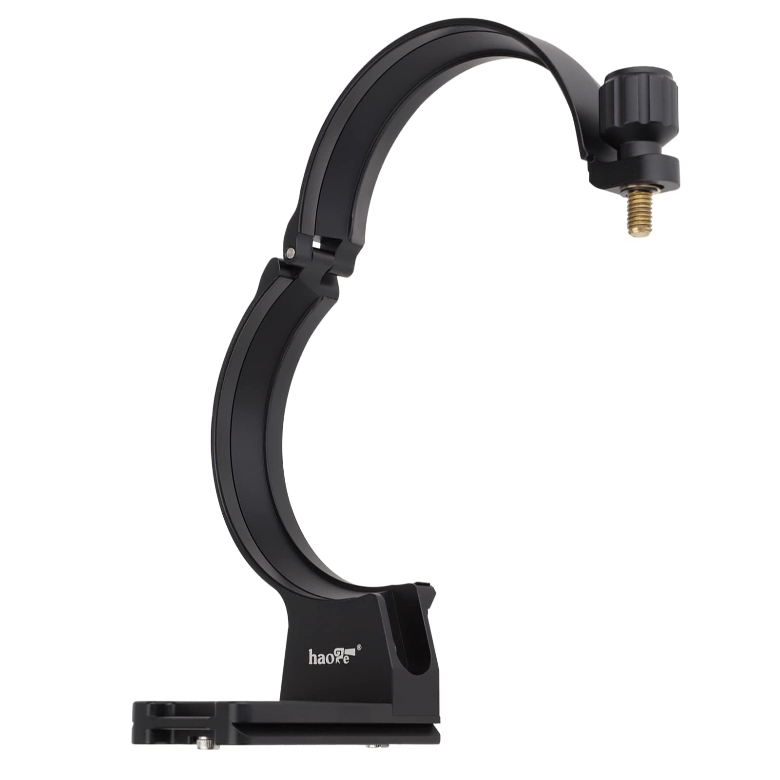 Haoge LMR-RF150 Bague de fixation pour trépied Canon RF100-500 mm F4.5-7.1 L IS USM Support d'objectif Base Canon RF-Mount Plaque de dégagement rapide intégrée