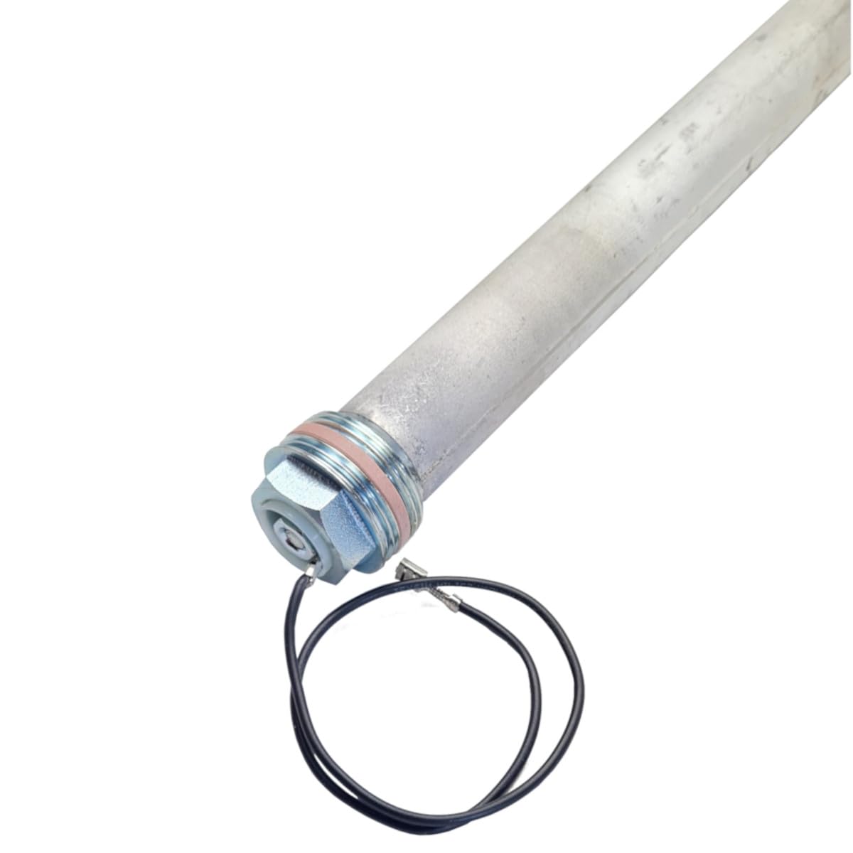 Magnesium Opferanode 26 x 500 mm 1" DN25 mit PTFE-Dichtung für einen isolierten Einbau, Ersatzanode für Warmwasserspeicher & Boiler, Magnesiumanode, Schutzanode, Anodenstab