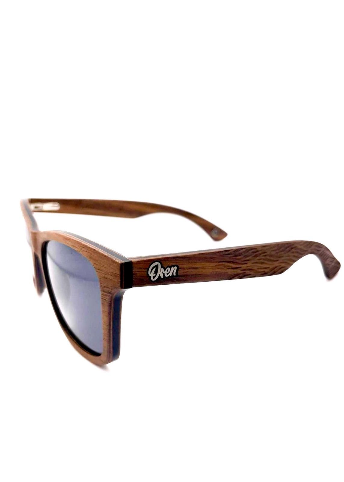 Oren Innovations - Occhiali da Sole Uomo Donna Polarizzati UV400, Galleggianti in Vero Legno Multistrato, Ultraleggeri con Cerniere a Molla, Ideali per Mare, Barca, Pesca, Kayak e Outdoor