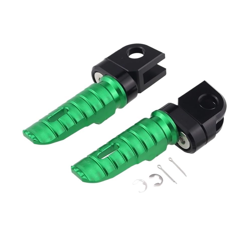 EOEIIQXZJXG Motorcycle Footrest Pegs, for SUZUKI GSX-S125/150 2017-2021 Rider Passenger Footrest CNC aluminum Non-slip Pegs Footstool,A-normal