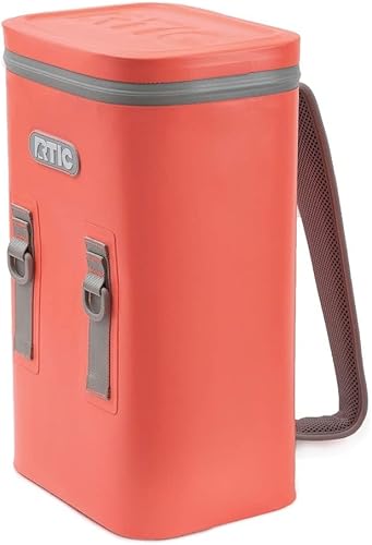 RTIC Bolsa térmica de 15 latas, bolsa térmica portátil para almuerzo, playa, bebida, bebidas, viajes, campamento, picnic, automóvil, senderismo,