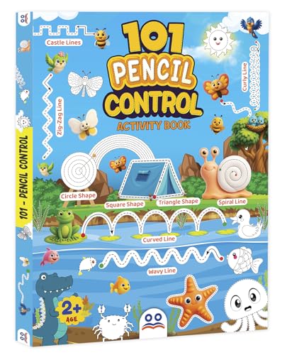 Image of Tracing Books for Kids - 101 Pencil Control Activity Book | Premium Quality Early Learning Tracing Lines & Pattern Writing Activities | Ages: 2 - 5 Years | Two Brothers Publications