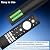 Replacement for Hisense Smart Google TV Remote Control, Compatible with Hisense Google UHD ULED QLED 4K Smart TVs
