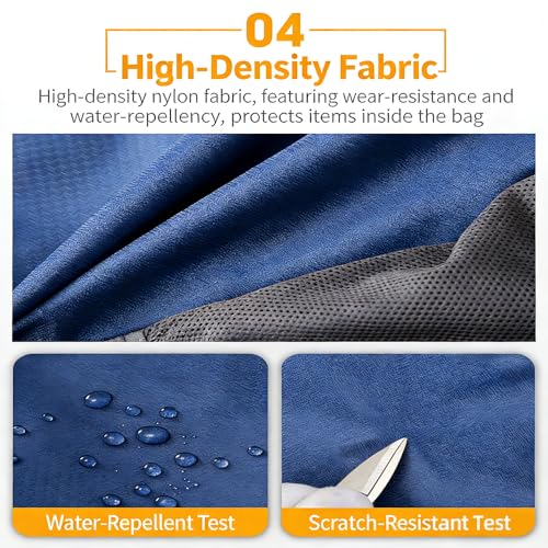 Mochila ligera plegable con exterior resistente al agua miniatura 6