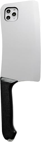 SGVAHY Funda para iPhone 13 Pro Max, funda creativa y linda de alta imitación de silicona, cuchillo de cocina, protección anticaída, funda para