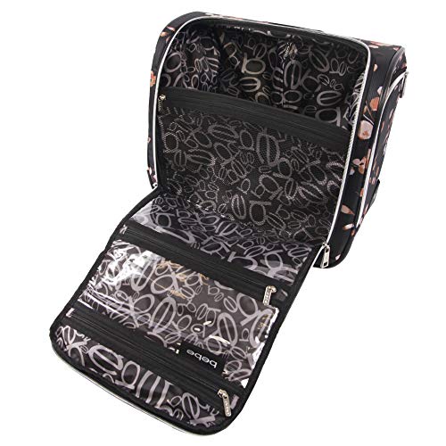 BEBE Women's Valentina-Wheeled Under The Seat Carry-on Bag, Floral Branch, One Size - Thumbnail 2