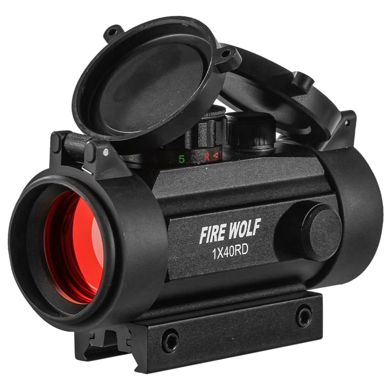 FIRE WOLF Hunting Holographic 1 x 40mm Airsoft Red Green Dot Sight