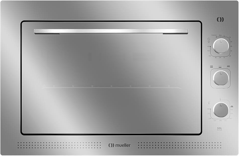 Forno Elétrico de Embutir Mueller Espelhado 50 Litros MFE50K 220V