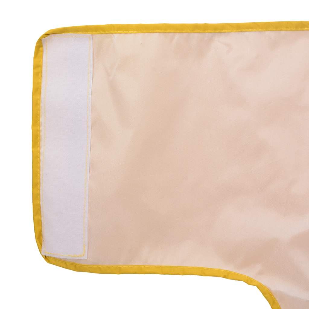 Impermeabile per cani, giallo, 2XL, in poliestere con strisce riflettenti, abbigliamento impermeabile per cani per autunno e inverno, chiusura in , traspirante, protezione per esterni
