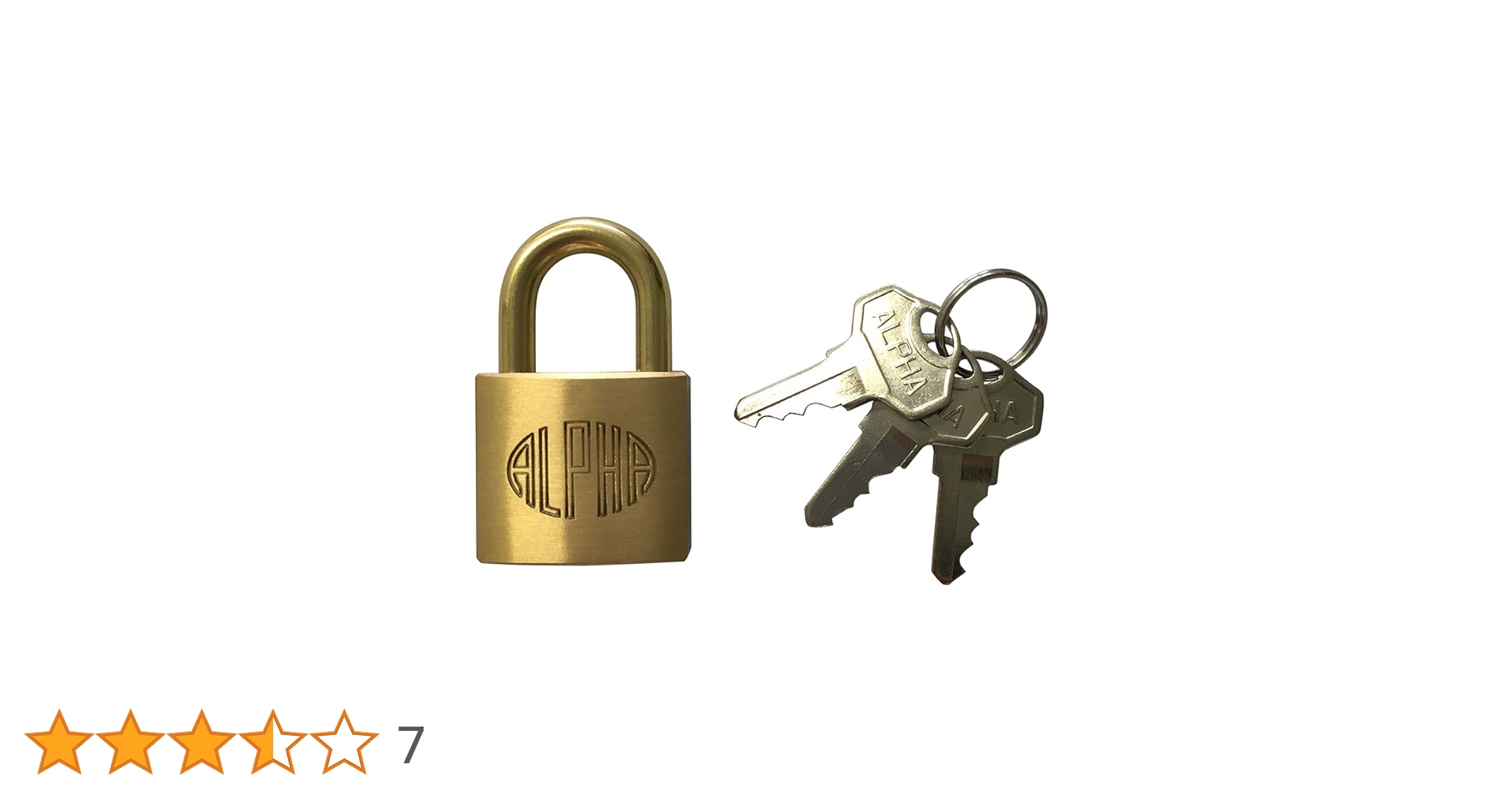 Amazon | アルファ 南京錠 同一キー KA #1000-30 20E51 110-662 110