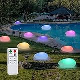【Perfektes Geschenk】Geeignet für kleine Straßenrand, Pool,Rasen,Tür und jeden Ort,der Beleuchtung Dekoration braucht. Perfekt für Hochzeit, Urlaub,Festival, Partydekorationen. Ideales Geschenk für Ihre Kinder, Familie und Freunde.
