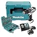 Produktbild Makita DHP 482 RTJ W Akku Schlagbohrschrauber 18V 62Nm im Makpac + 2x 5,0 Ah Akku + Ladegerät + 100 tlg, Bit & Bohrer Set