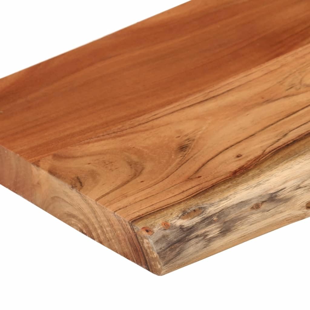 vidaXL Mensola a Muro 70x30x2,5cm Rettangolare Legno Acacia Bordi Vivi, mensola a Muro, ripiano a Muro, ripiano, ripiano a Parete, mensola