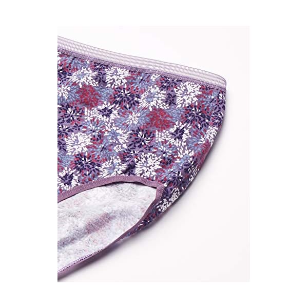 Hanes Women's Signature Cotton Breathe Briefs Underwear Pack, 6-Pack (Colors May Vary)