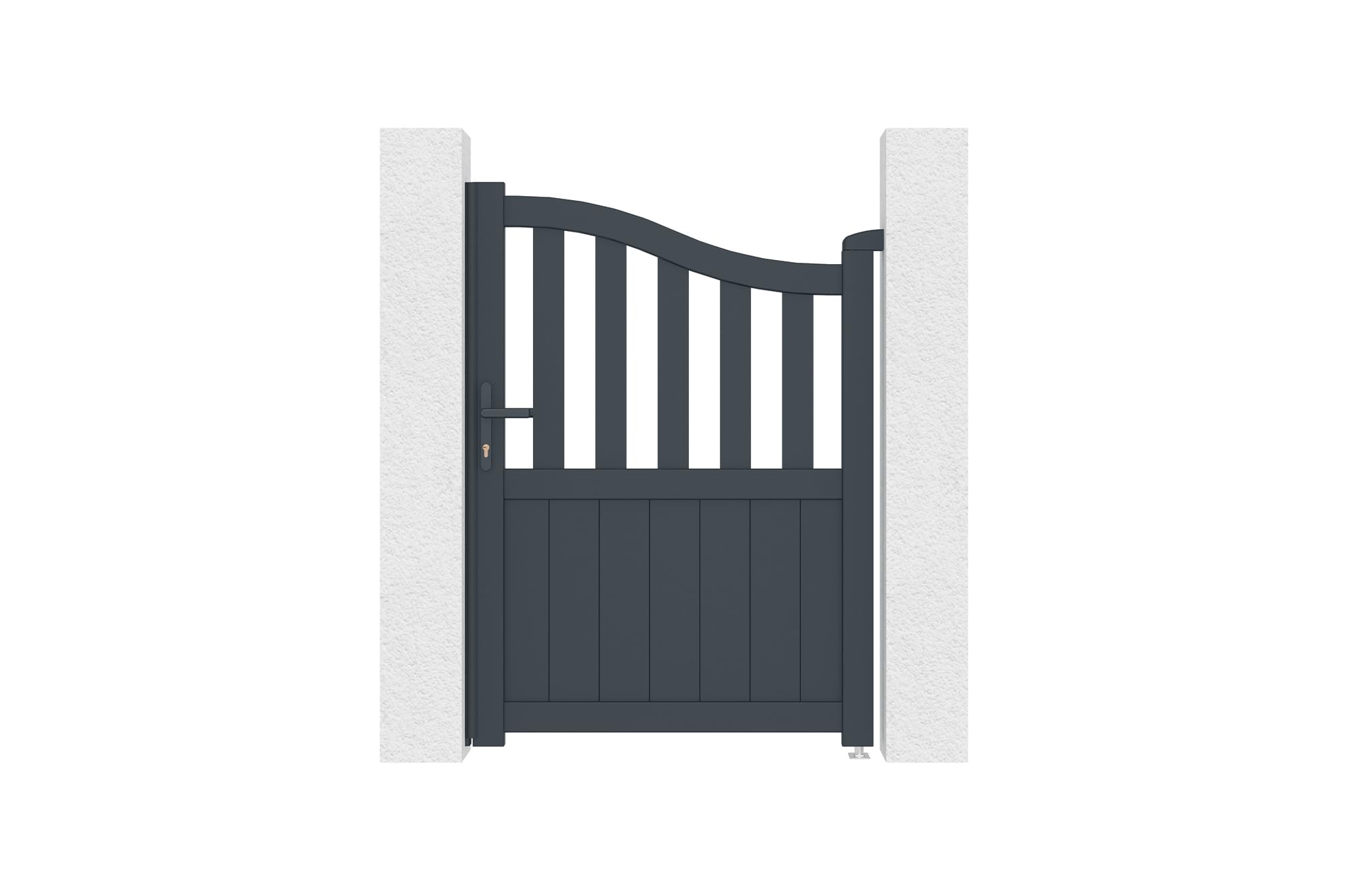 Casanoov Portillon 1m MEIJE H.140cm aluminium gris