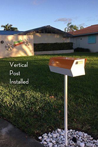 modbox USA Modern Mailbox Post (Vertical | White) - Thumbnail 2