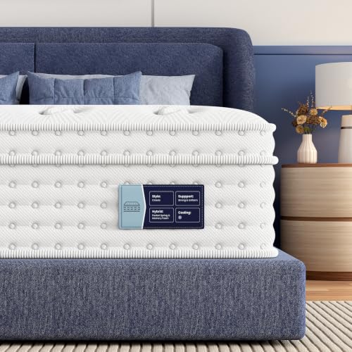Image of BedStory 12 Inch Firm King Hybrid Mattress in a Box, 365-Night Trial