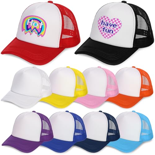 WRINGKIT 10 Pack Blank Hats