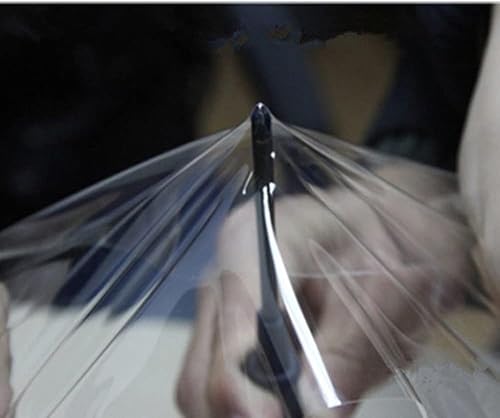 Miniatura 5 de Lypumso - Rollo de vinilo protector transparente, película de protección de pintura brillante transparente a granel, rollo de película autoadhesiva