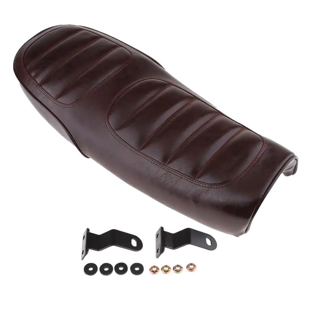 fahrer beifahrersitz Universeller Motorradsitz Flat Vintage 64 cm