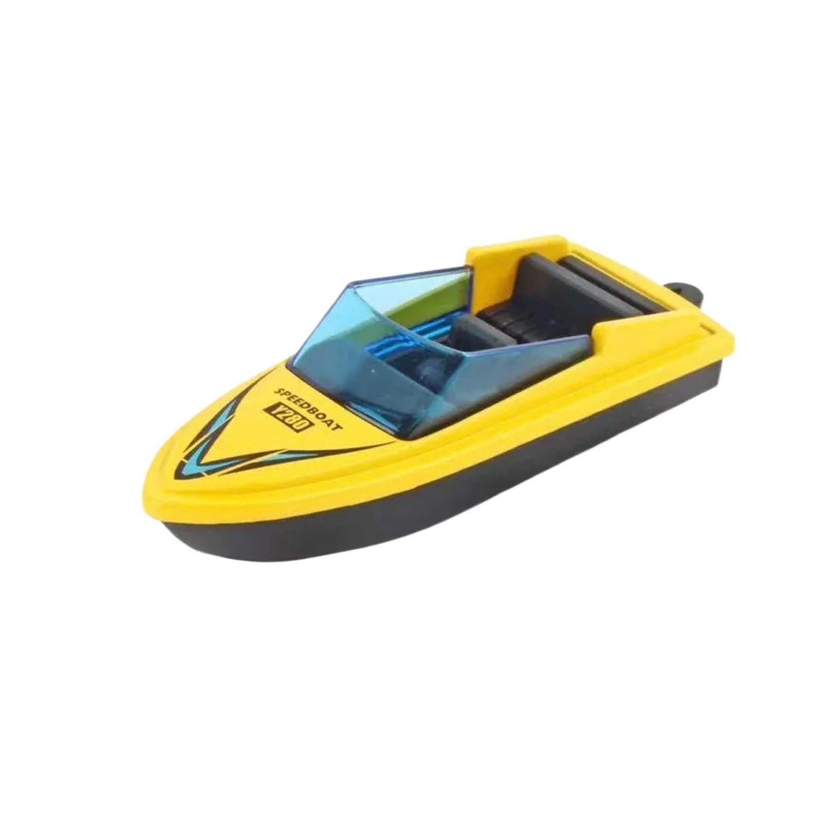 WJXBBON Mini Alloy Speedboat Model 1:64 Metal Yacht Transport Boat