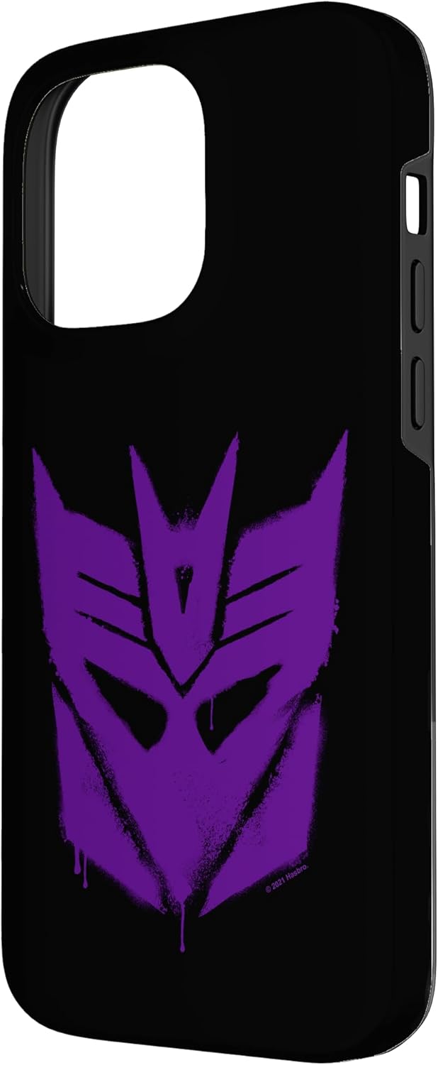 iPhone 14 Pro Max Transformers Decepticon Graffiti Drippy Big Face Portrait Case