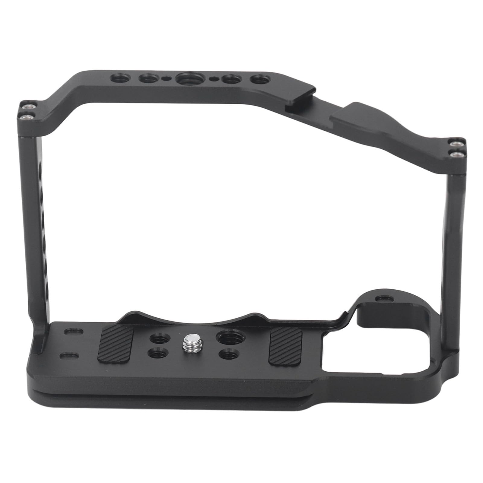 Jaula para Cámara, Diseño Hueco, Jaula Completa de Aleación de Aluminio con Expansión Múltiple, Tornillos de 1, 4, 3, 8 Pulgadas, Placa de Liberación Rápida de Zapata Fría, Plataforma DSLR