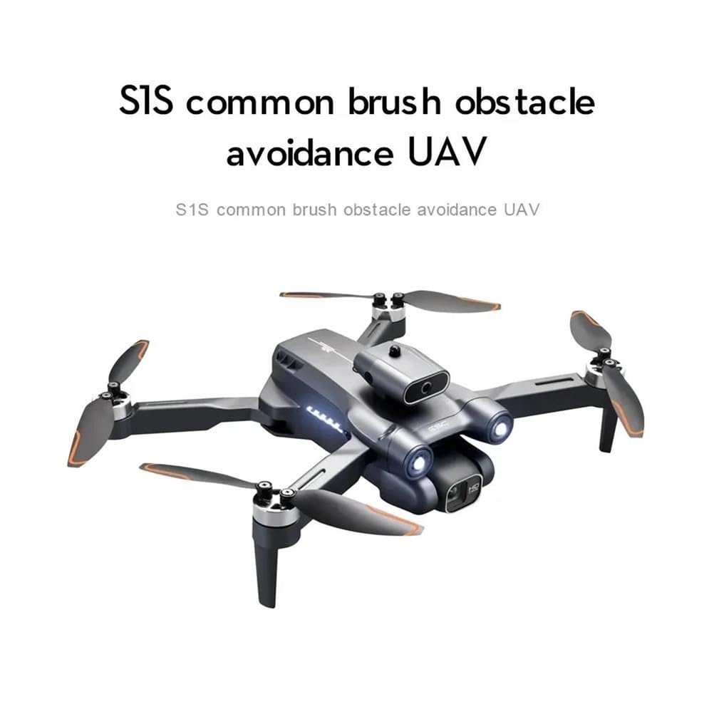 Dual Battery,Nuevo Mini dron S1S con cámara 8K, Profesional, Motor sin escobillas, dron con cámara Dual HD, cuadricóptero Plegable, Juguetes para Evitar obstáculos