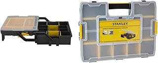 Stanley Tools STST1-75540 Sort master, Multi-Level Organiser - 40 x 30 x 13.7 cm & Professional Organiser, Tool Box, Tool Organiser, Sort Master Seal Tight STA194745