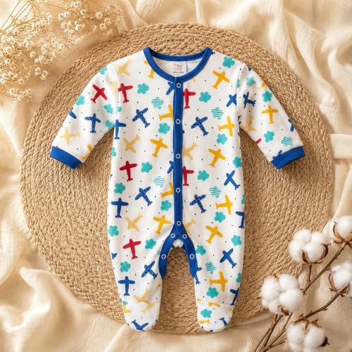 Image of TinyLane - Curated for you! Newborn Baby Gift Set, 100% Cotton, Rompers and Double Layer Blanket, New Born Baby Clothes 0-6 Months