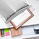 QUARKZMAN Thermische Luftpolstertasche, 25 x 20 cm Silber Selbstklebende Kühle Luftpolstertaschen Folien-Versandtaschen für Bücher, Lebensmittel, Kosmetik, Packung mit 10