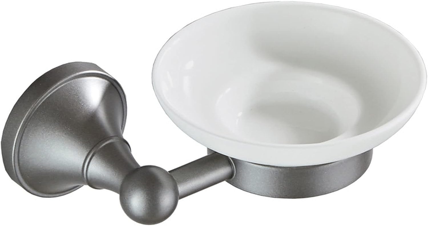Wall Mount Soap Soap Holder Wall Mounted Ceramic Dish Brass Grey For Bathroom Shower Kitchen