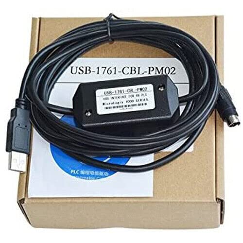 Programming PLC Cable USB-1761-CBL-PM02 Suits for Micrologix 1000 1200 Series PLC Programming Cable