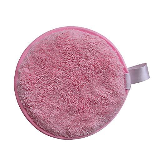 Topwon 4.5Inch Makeup Remover Pads Washable Cotton Face Cleansing Pad for Sensitive Skin 3 Packs Facial Washing Puffs to Remove Mascara Foundation Lipstick