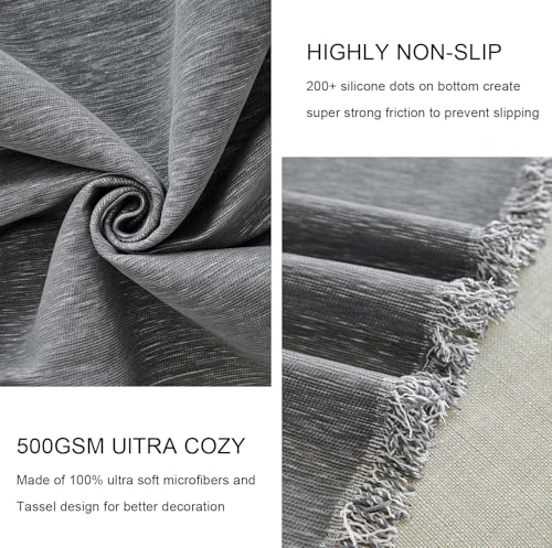 Image of Waterproof Sectional Couch Covers,L Shaped Couch Covers for Pets Washable Sofa Covers for Dogs Sofa SlipCover for Sectional Couches Protector Covers for Living Room (71 inch x 118 inch + 91 inch x 134 inch, Gray)