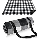 Votoko Picknickdecke 200 x 200cm, Wasserdicht Stranddecke Sandfrei mit Tragegurt, Tragbare Waschbar Strandmatte XXL Campingdecke Isoliert, Picnic Blanket für Outdoor Camping Beach Park