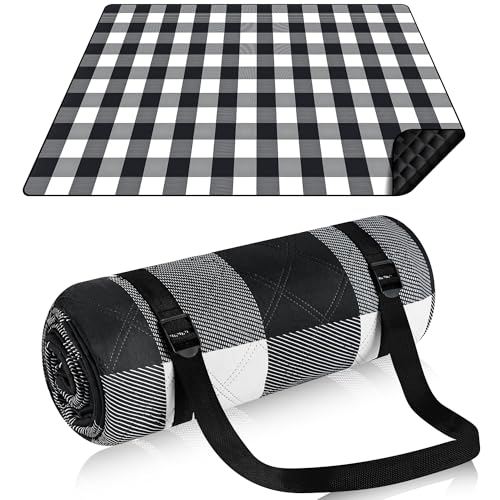 Votoko Picknickdecke 200 x 200cm, Wasserdicht Stranddecke Sandfrei mit Tragegurt, Tragbare Waschbar Strandmatte XXL Campingdecke Isoliert, Picnic Blanket für Outdoor Camping Beach Park