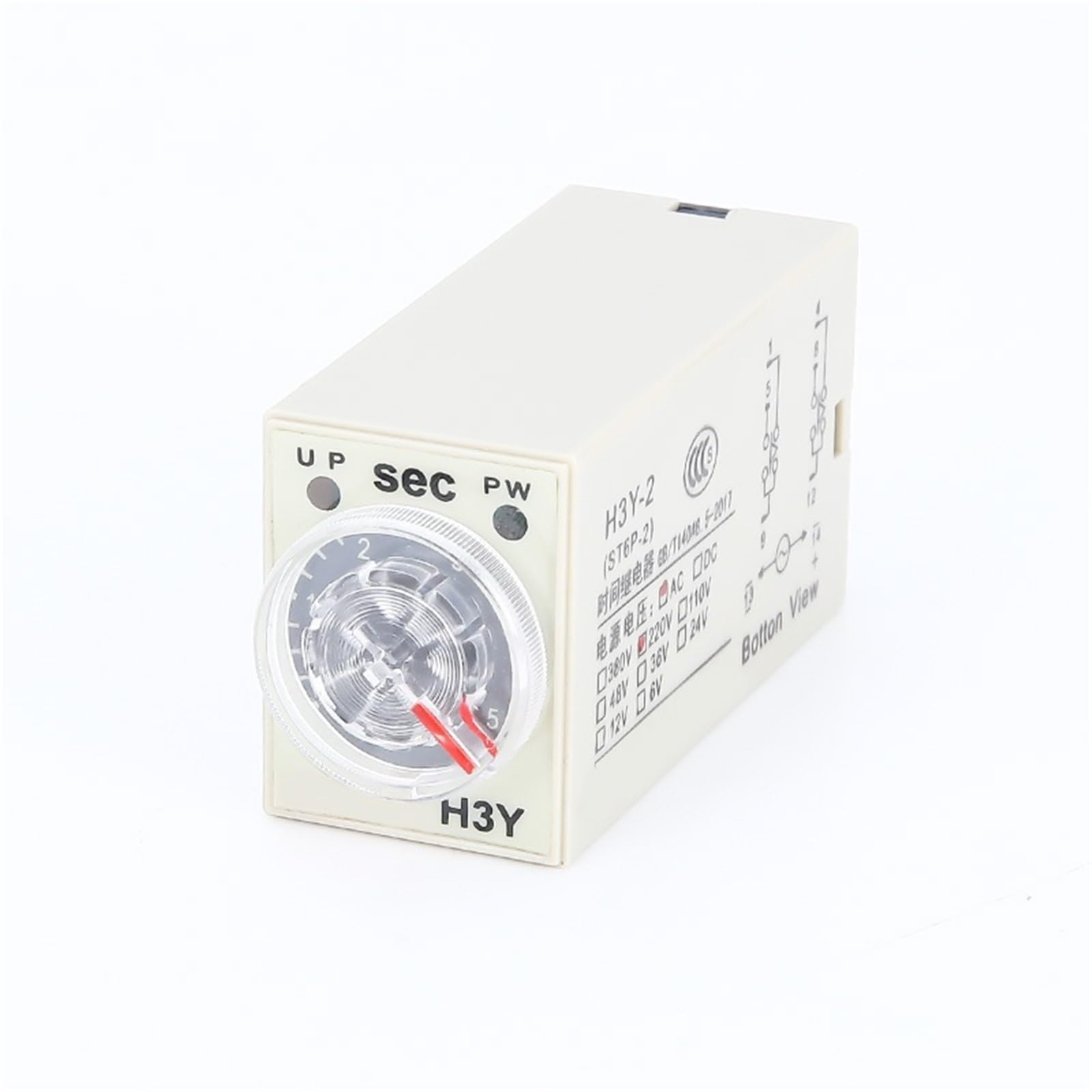Relais temporisé H3Y-2 DC12V pour l'automatisation d'un système de ventilation domestique