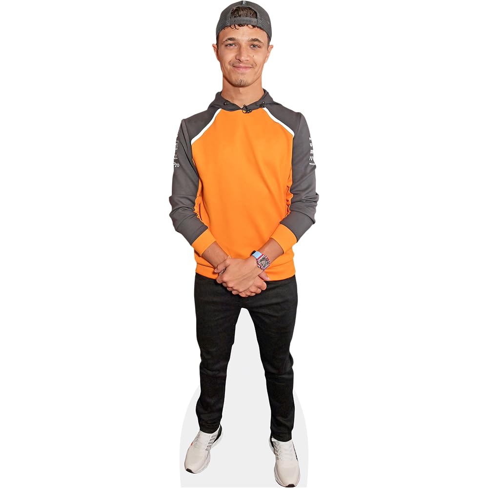 Celebrity Cutouts Mini Size Cutout Lando Norris (Orange Jumper)