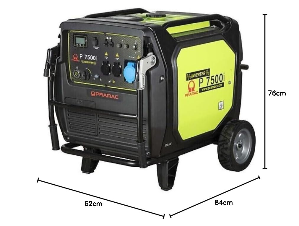 Pramac P7500I Générateur Inverter Silencieux 25L Moteur OHV Ports USB