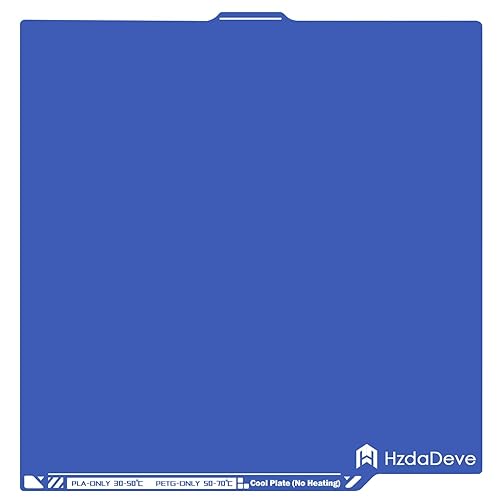 Miniatura 50 de Placa fresca mejorada para Kobra S1 Combo Placa de construcción fría de baja temperatura 10.394 x 10.866 in de doble cara lisa placa de cama PEO