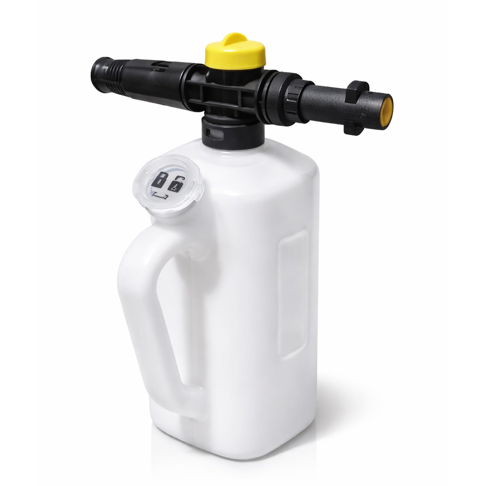 Snow Foam Lance, Foam Cannon for Karcher K5, K6, K7, 1L Pressure Jet Bottle Snow Foam Bottle Cannon Washer with Adjustable Spray Nozzle and Shampoo Measuring Cup