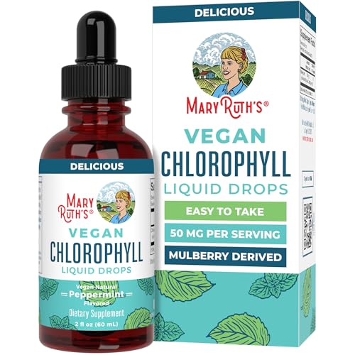 MARYRUTH'S Chlorophyll Liquid Drops | Clean Label Project Certified® | Vegan | Non-Diluted Liquid...