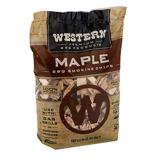 Western Premium Bbq Products Maple Bbq Smoking Chips, 180 Cu In #TOP1