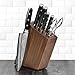 Enso Knife Set - Made in Japan - HD Series - VG10 Hammered Damascus Japanese Stainless Steel with Walnut Knife Block - 7 Piece