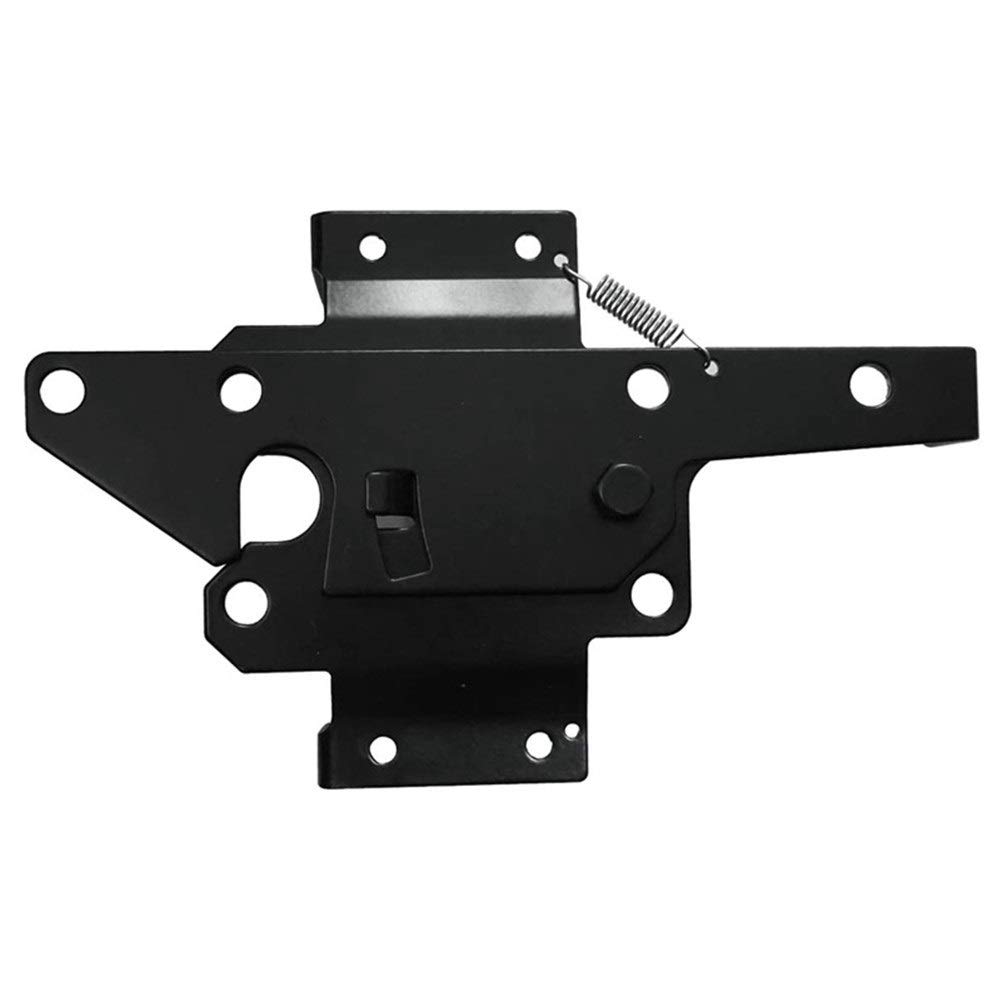Selbsthemmend Tor Latch Heavy Duty Post Mount Automatische Gravity Lever Holz/PVC Zaun Tor Schloss mit Befestigungsteilen Hardware