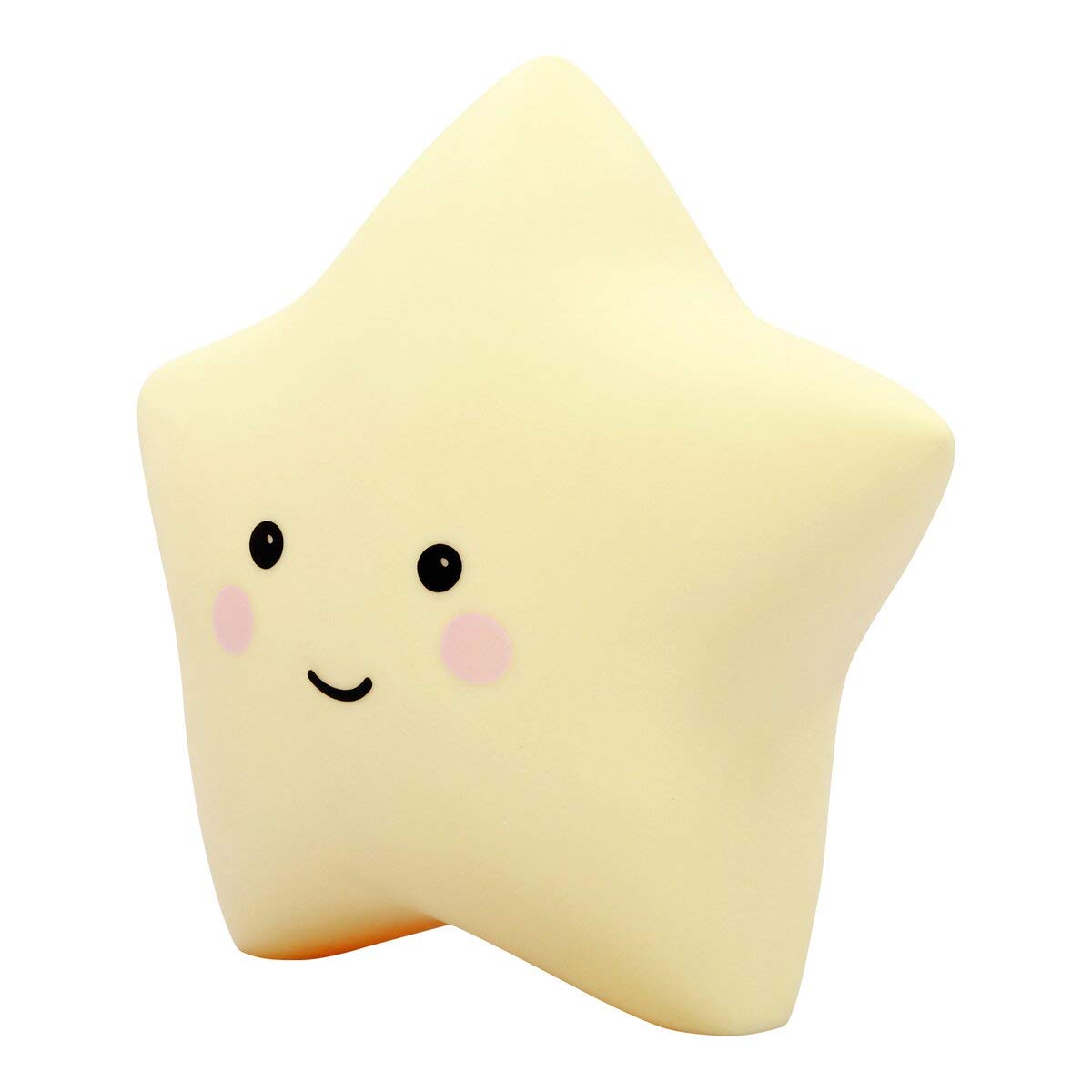 Reer lumilu Sweet Dreams Star, słodka lampka nocna z gwiazdami, wspaniały prezent na chrzest, prezent urodzinowy dla chłopców i dziewczynek, żółty, 52265
